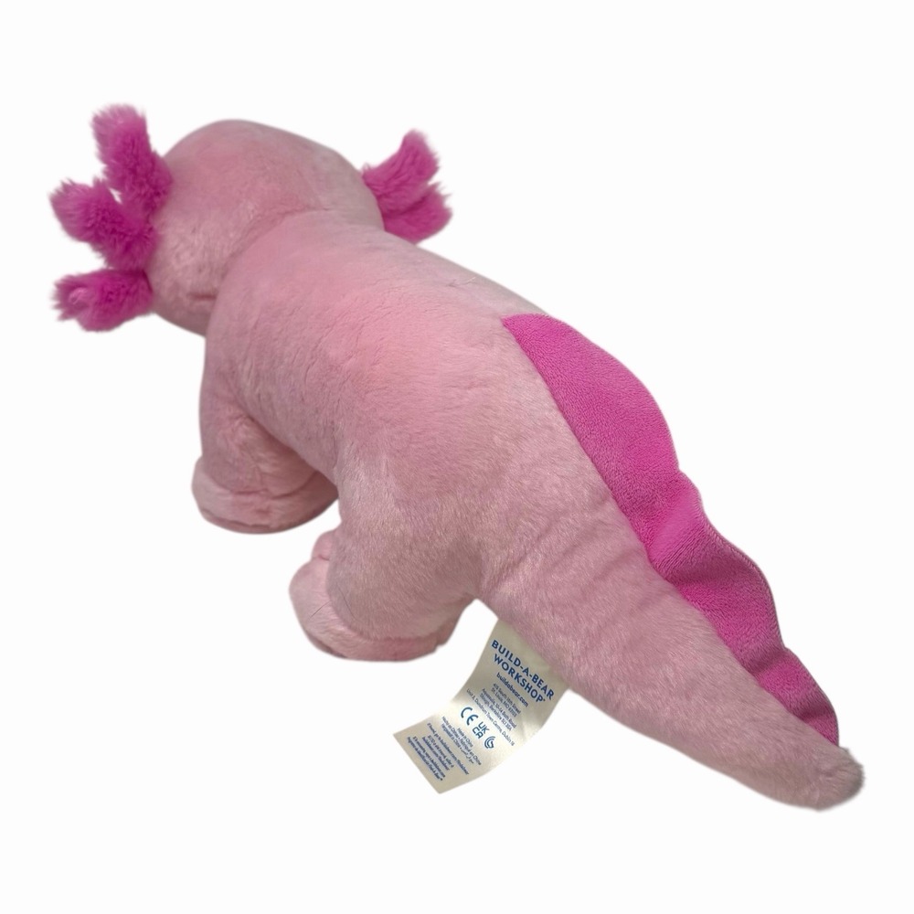 Rare Build A Bear Workshop Pink Axolotl 18" Collectible Plush Stuffed‎ Animal - Picture 5 of 12